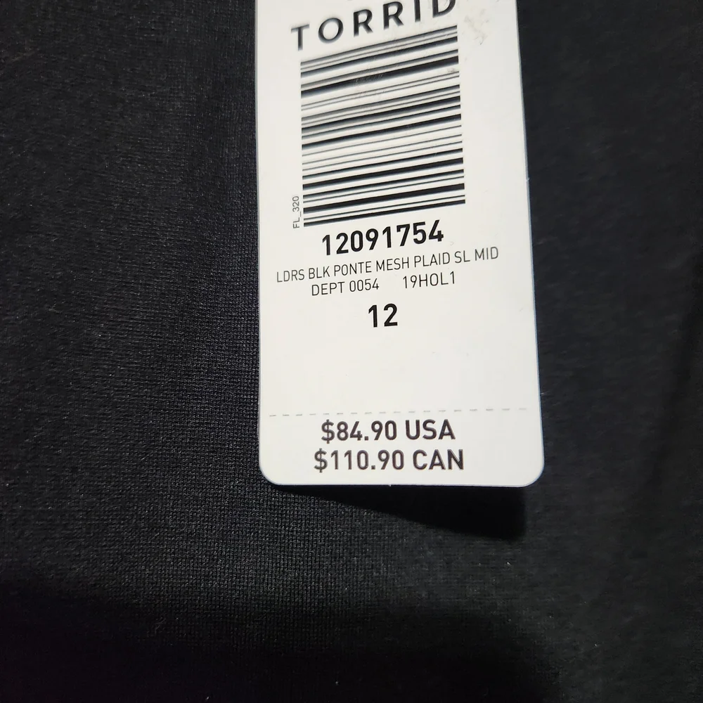 Torrid Black and Silver Patterned Midi Dress - Picture 2 of 3